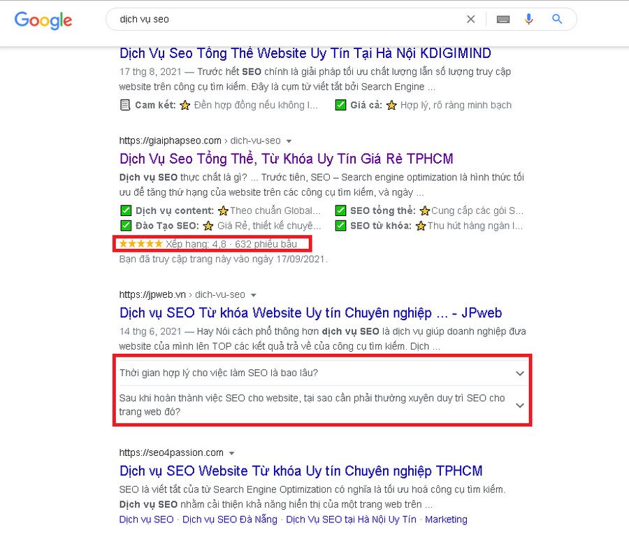 Tìm và lựa chọn xem loại schema cần cho web của mình