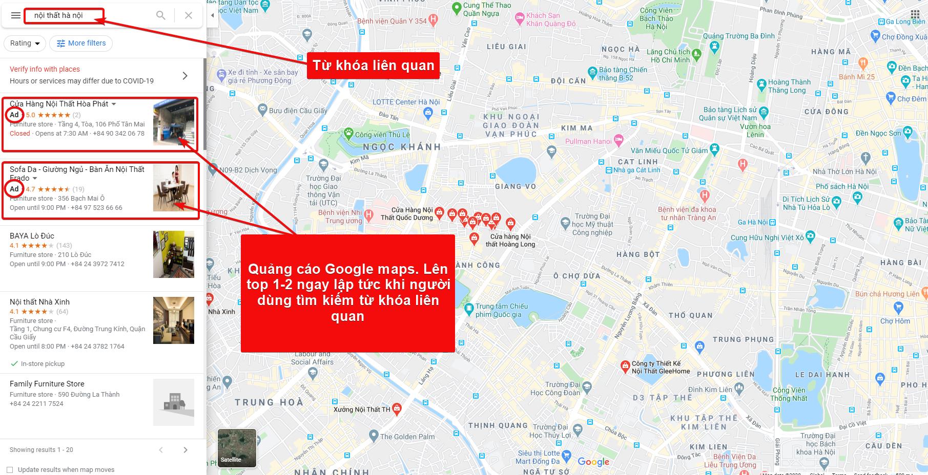Cách làm nổi bật địa điểm trên Google Map