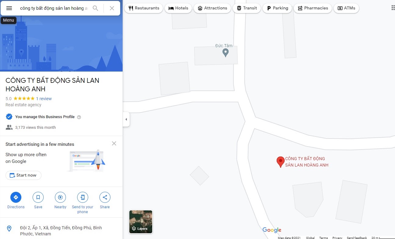 Tại sao địa điểm không hiển thị trên Google map?