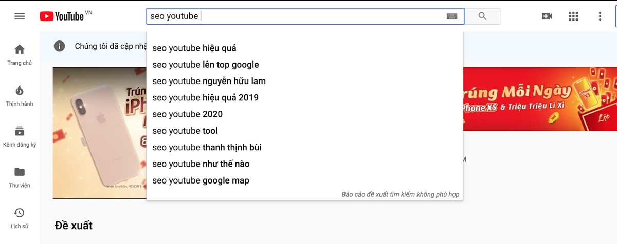 Cách seo youtube lên top google
