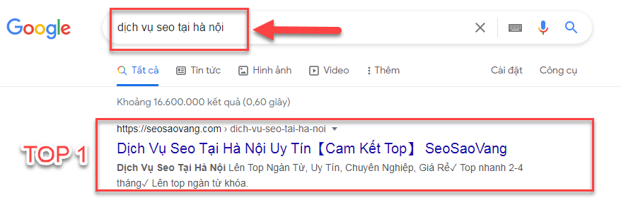 Vì sao lựa chọn Dịch vụ Seo Hà Nội