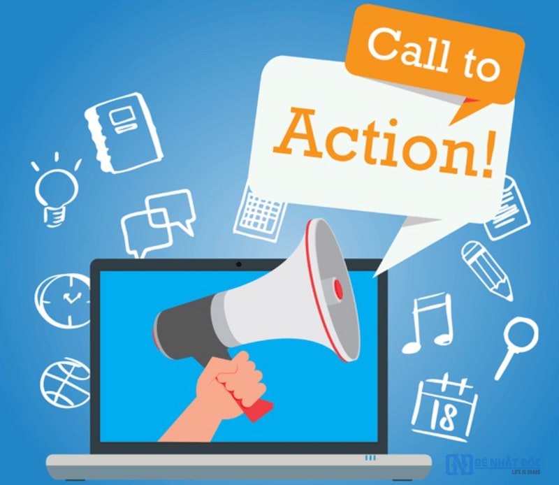 Dùng cách nốt Call để kêu gọi hành động
